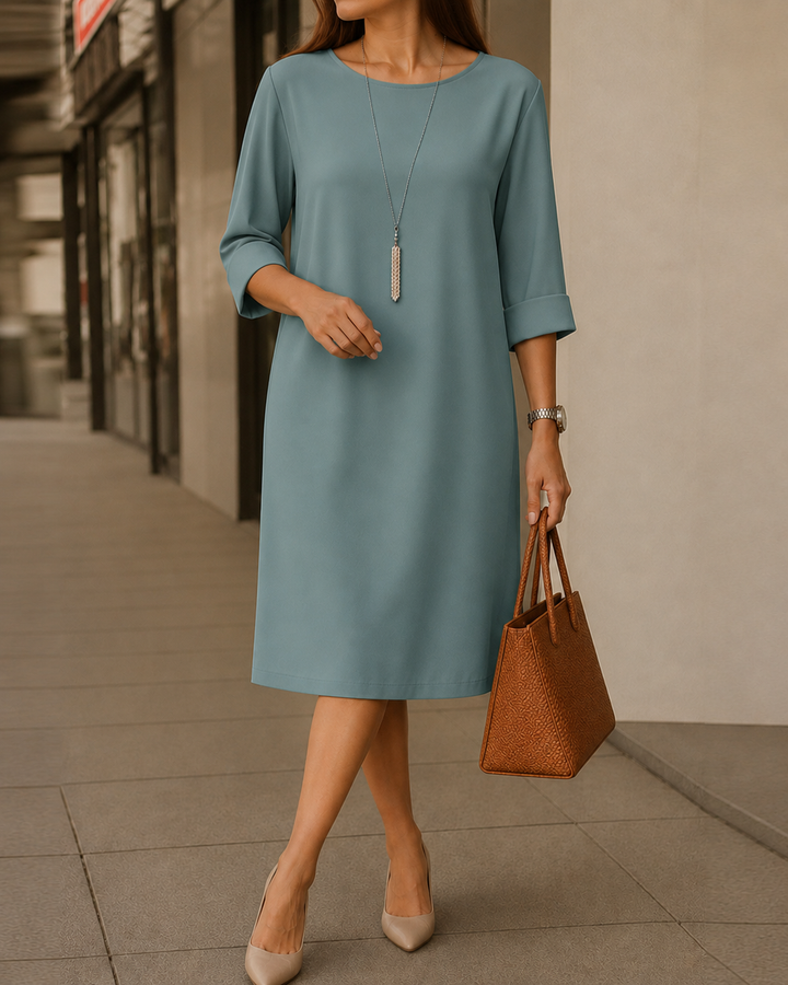 Maribel Shift Midi Dress