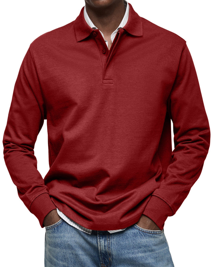 Jason Long-Sleeve Polo