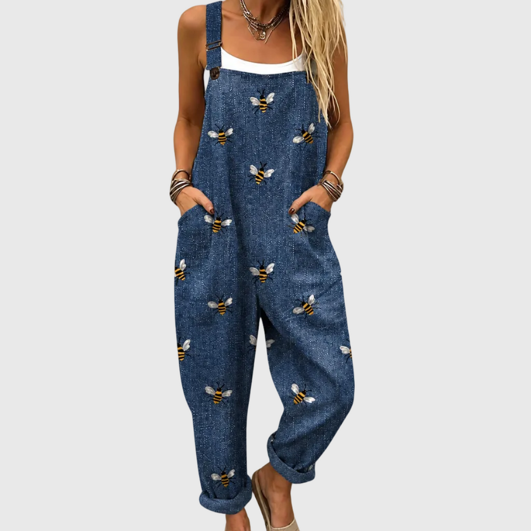 Samantha Bee Print Jumpsuit