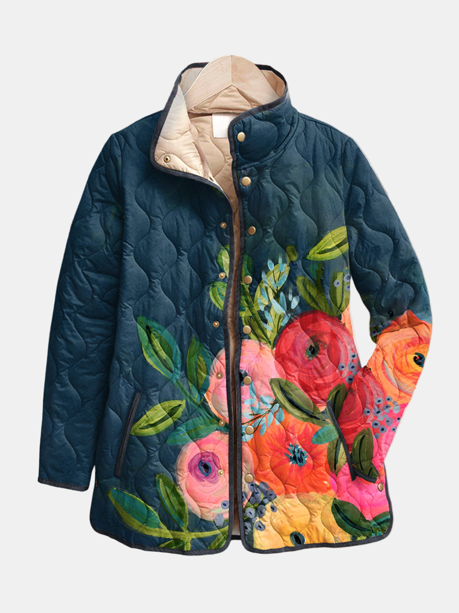 Coraline Printed Quilted Jacket