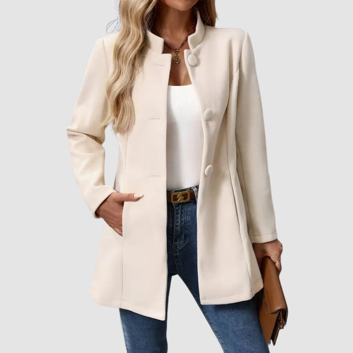 Olivia Button Front Jacket