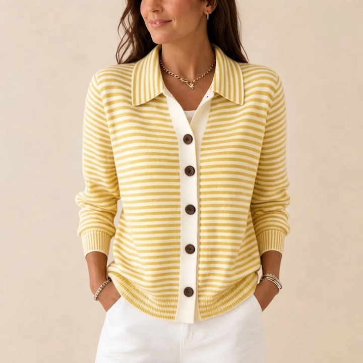 Anna Striped Cardigan