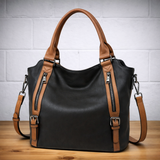 Black with Brown