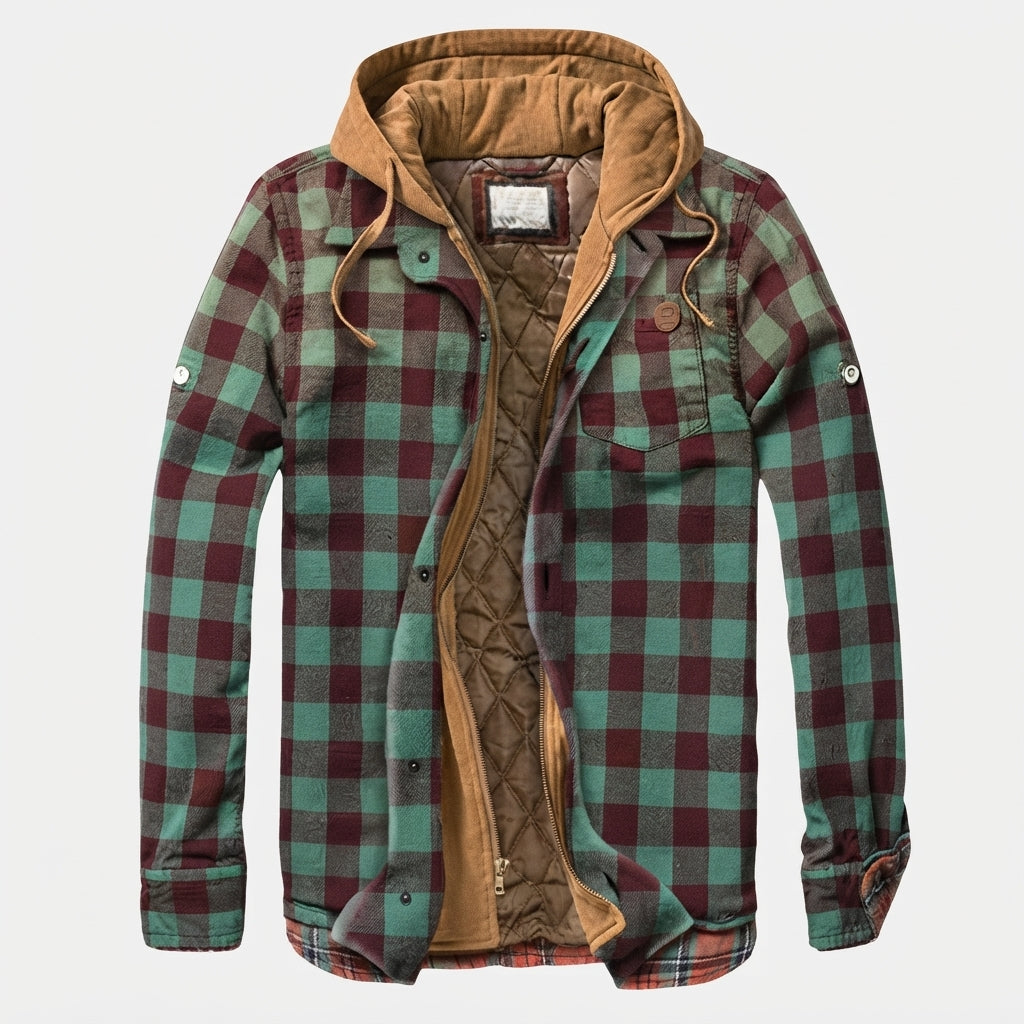 Albert Hooded Patchwork Jacket