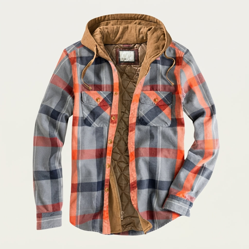 Albert Hooded Patchwork Jacket