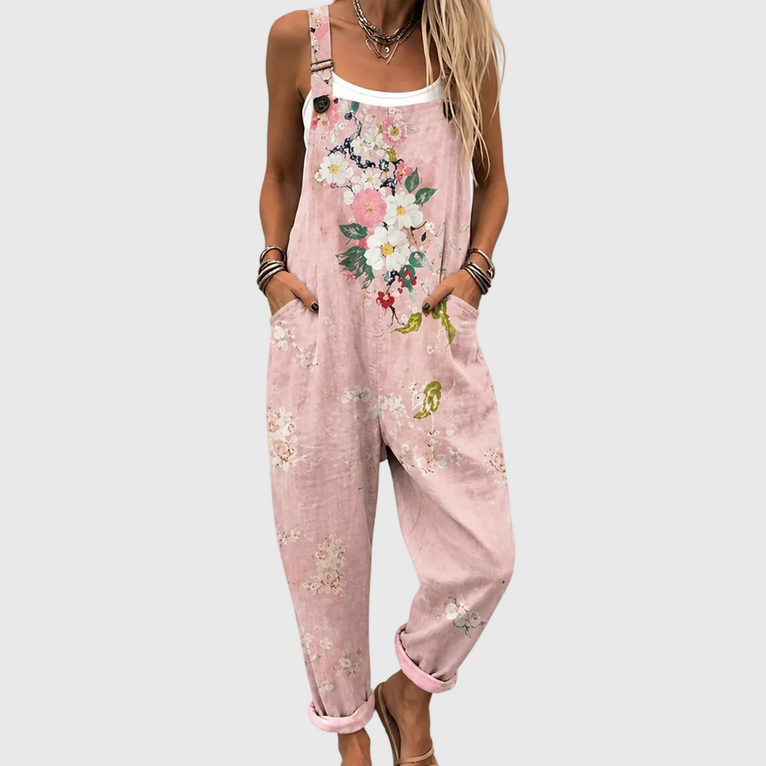Samantha Floral Relaxed Jumpsuit