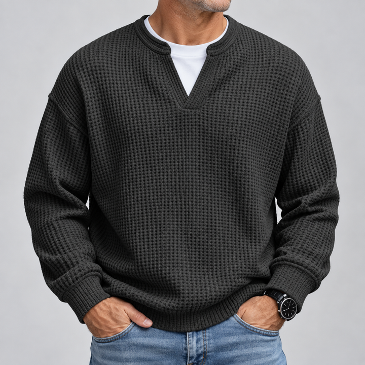 Matthias Waffle Knit Sweater