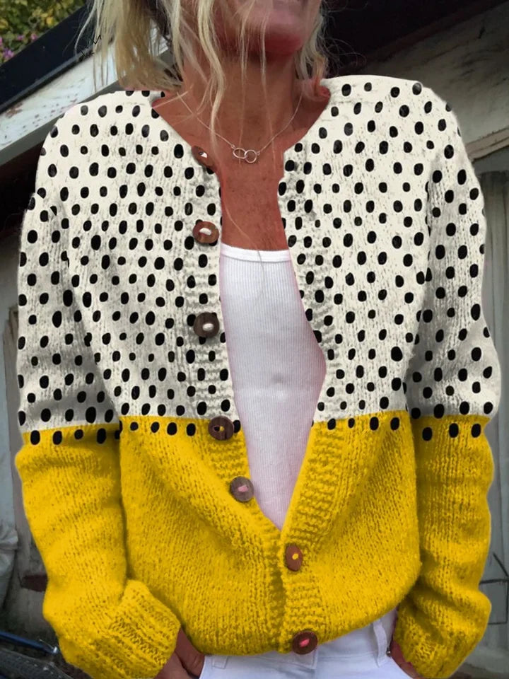 Amelia Fish Pattern Cardigan