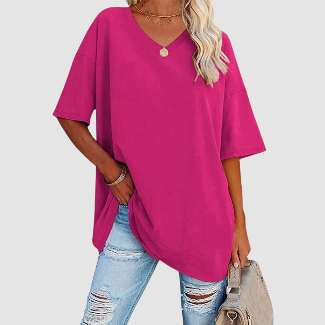 Gabrielle V-Neck Tee