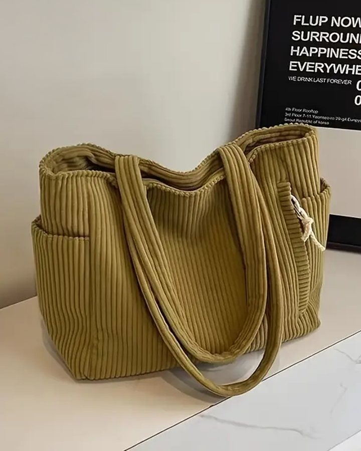 Kimmy Ribbed Tote Bag