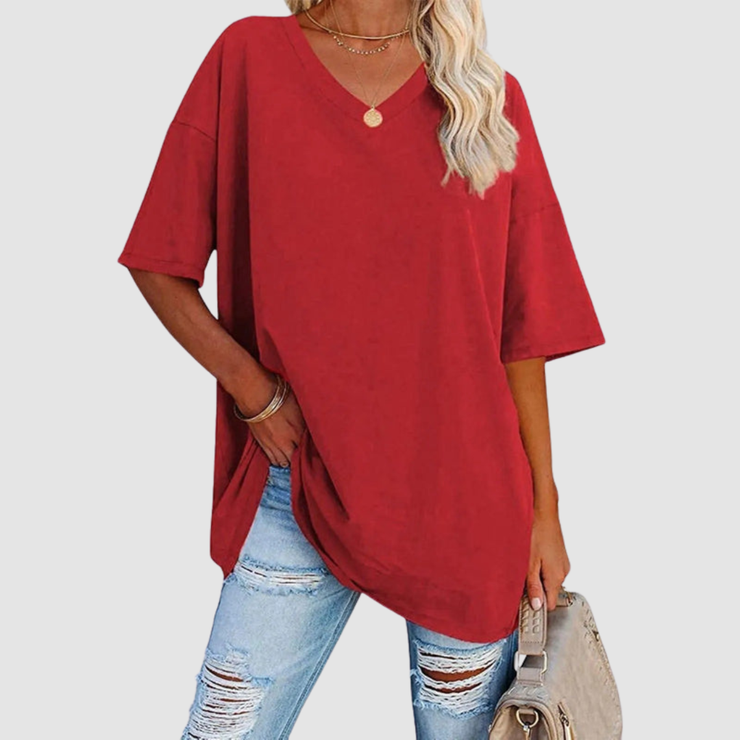 Gabrielle V-Neck Tee