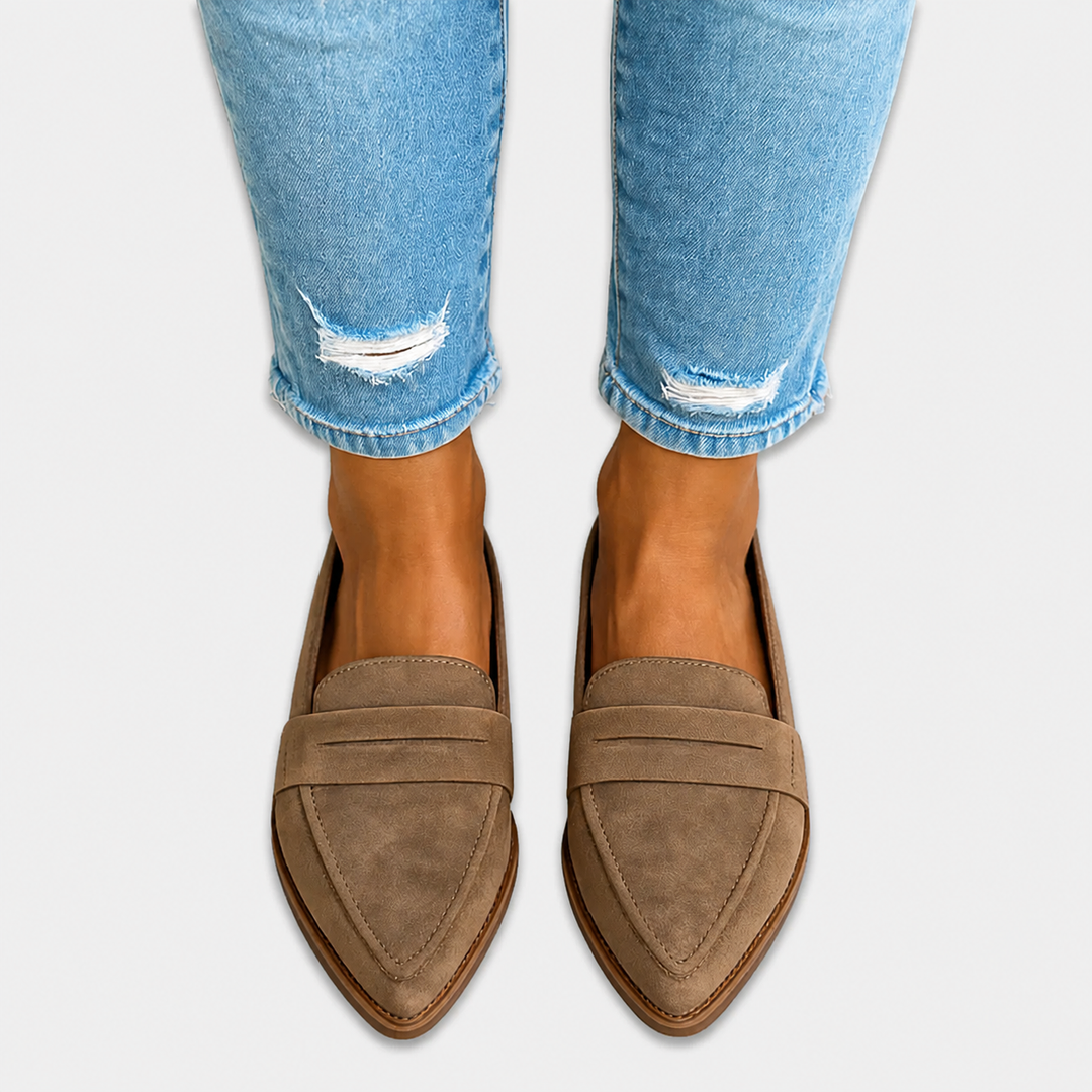 Nadia Suede Loafers