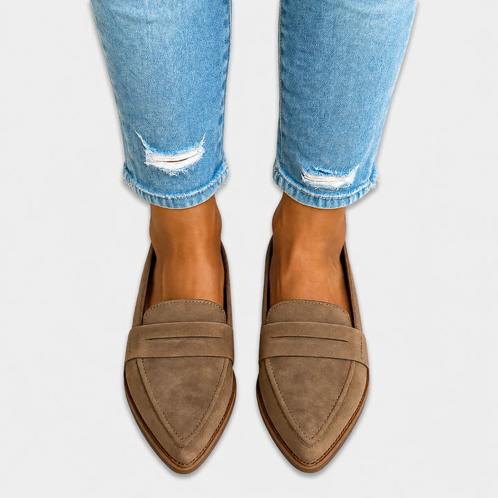 Nadia Suede Loafers