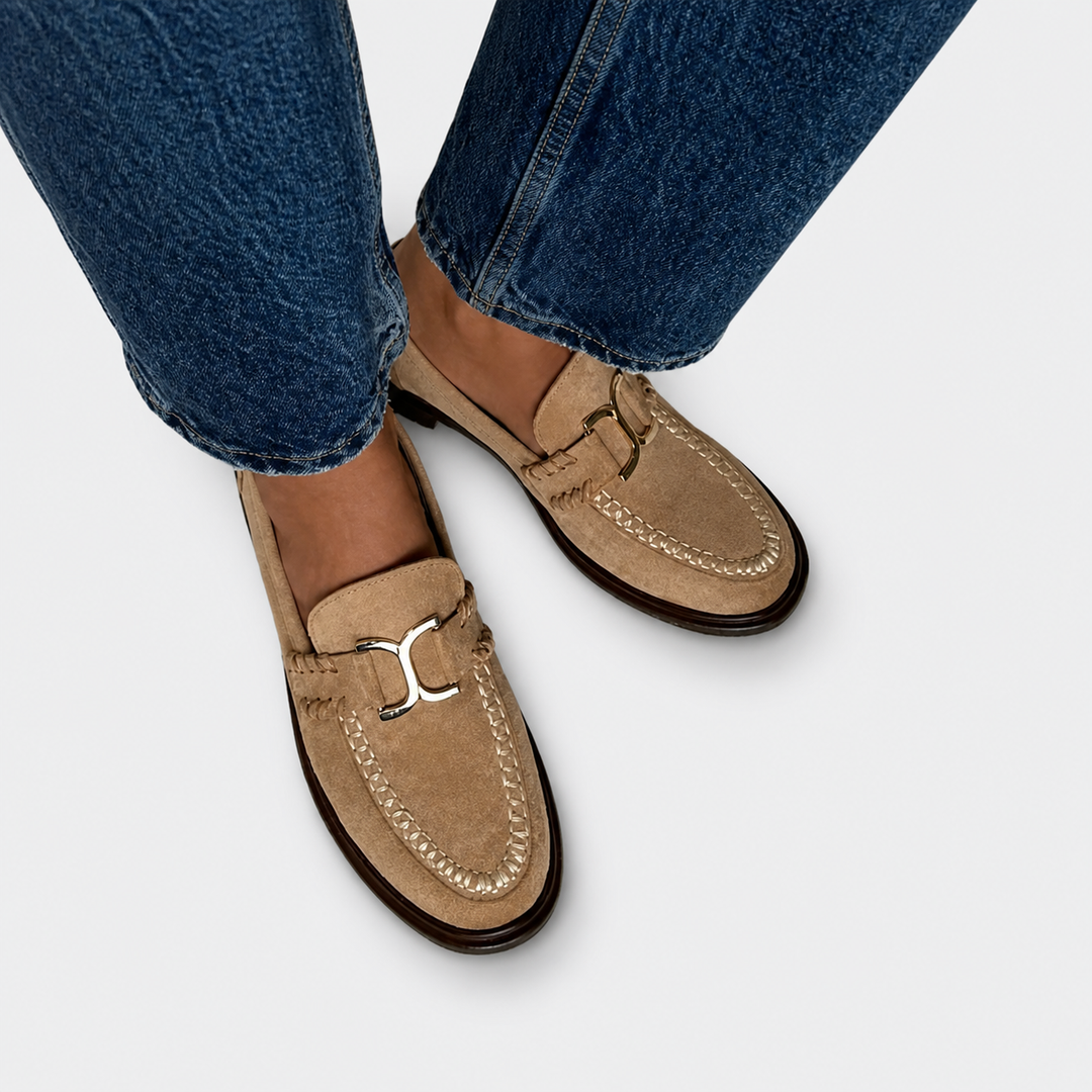 Amélie Suede Loafers