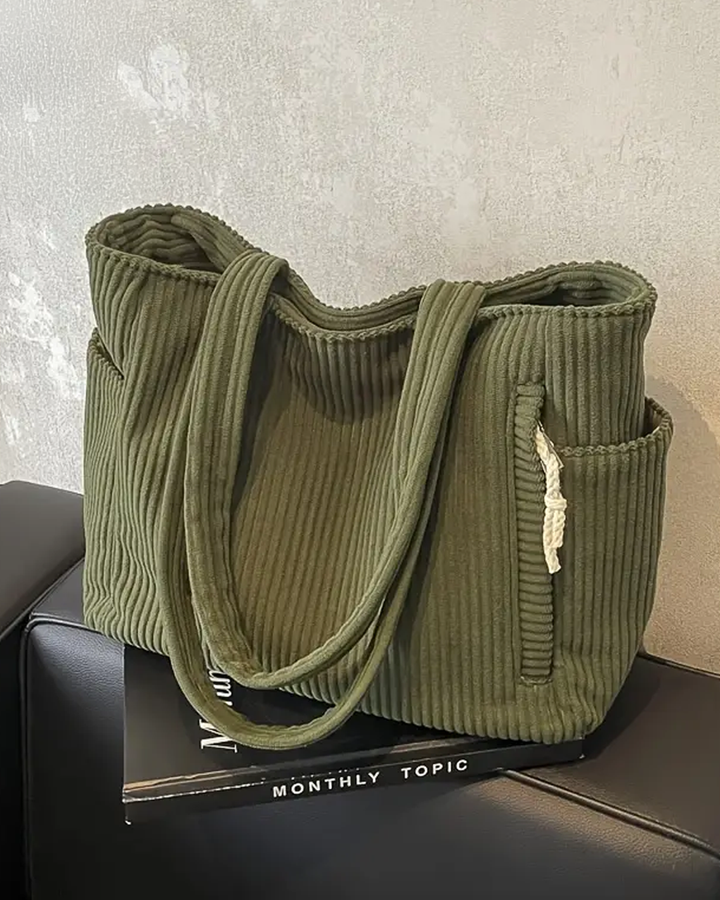 Kimmy Ribbed Tote Bag