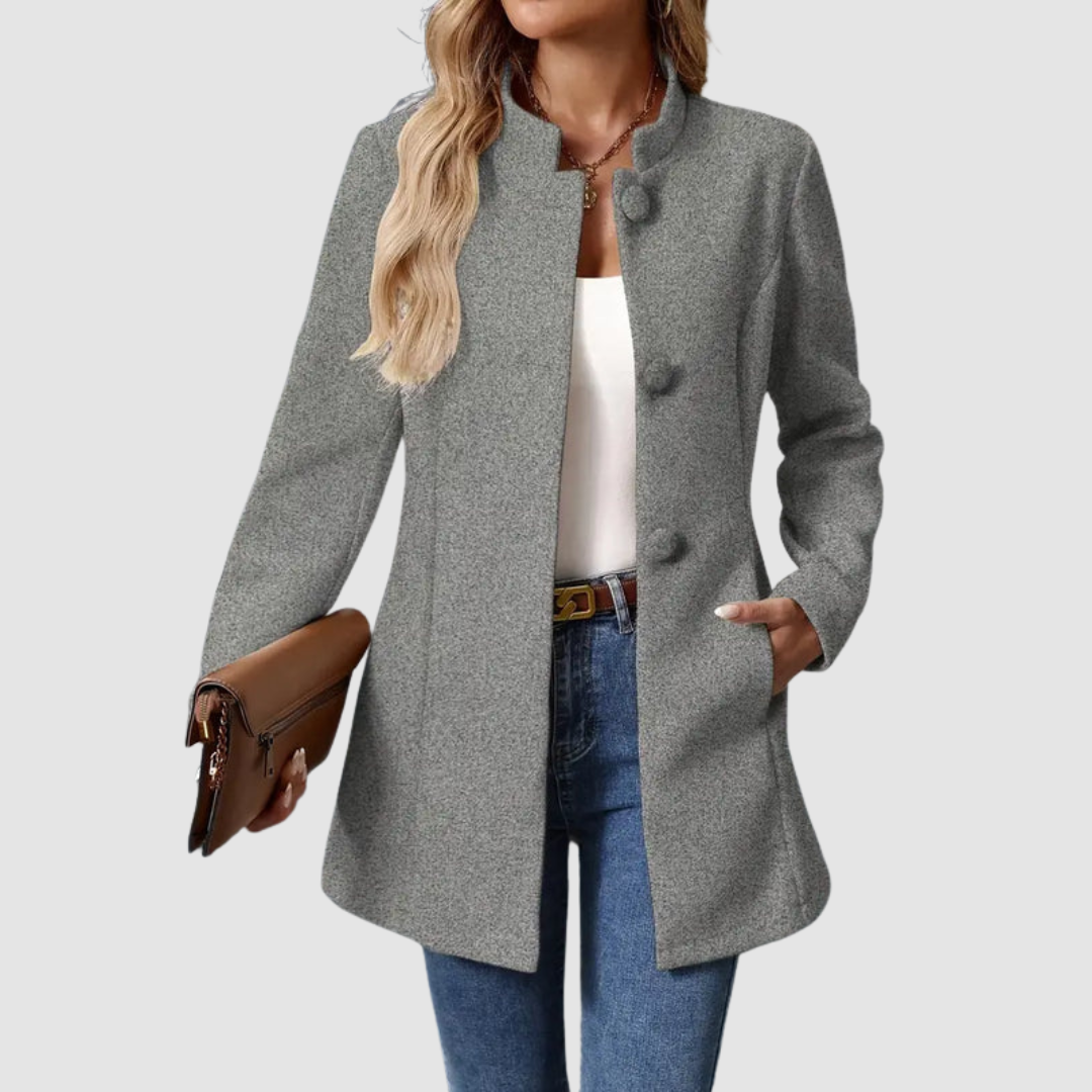 Olivia Button Front Jacket
