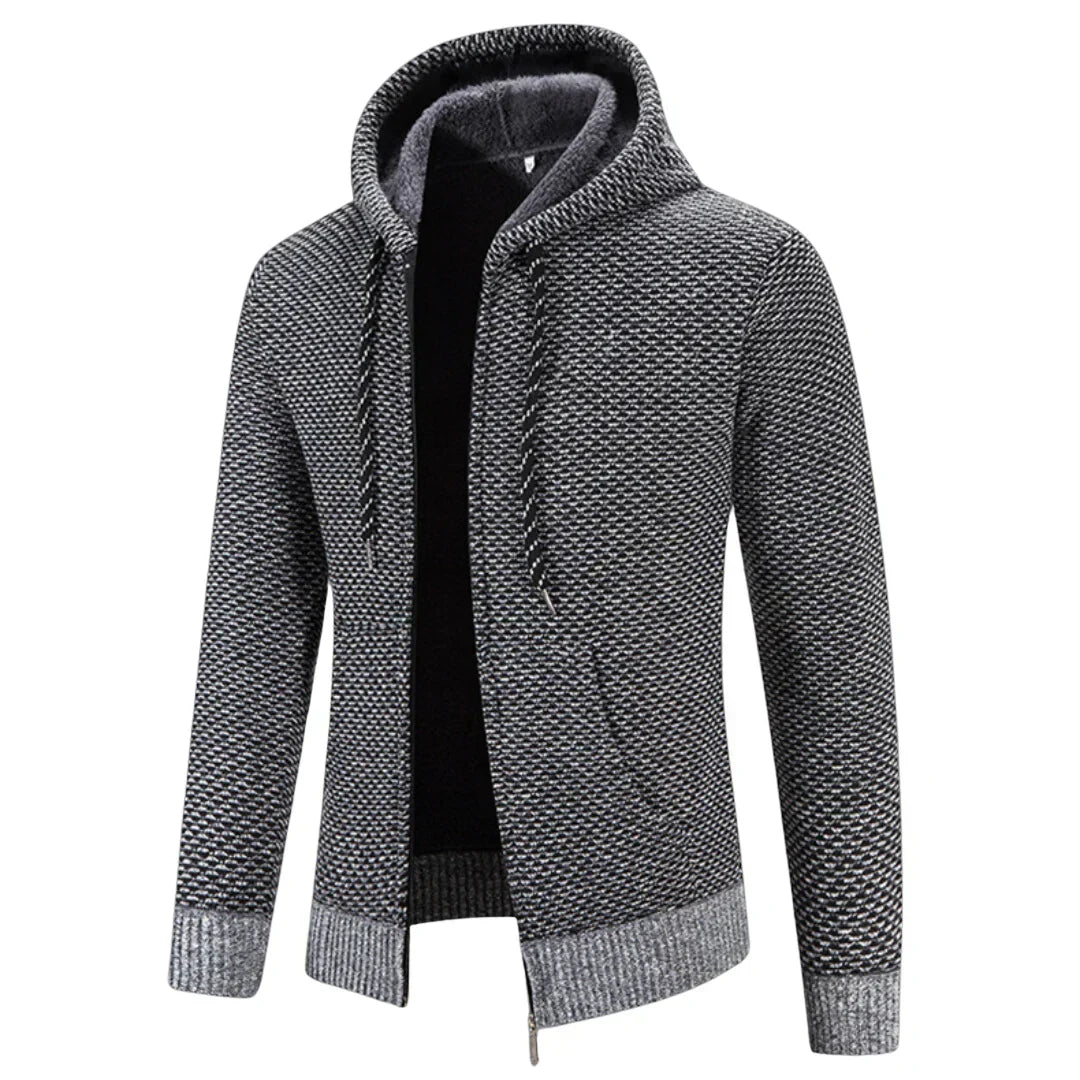 Alexander Hooded Knit Jacket