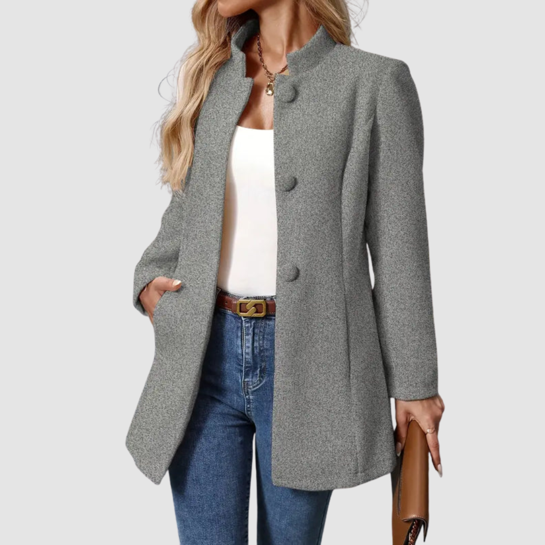 Olivia Button Front Jacket