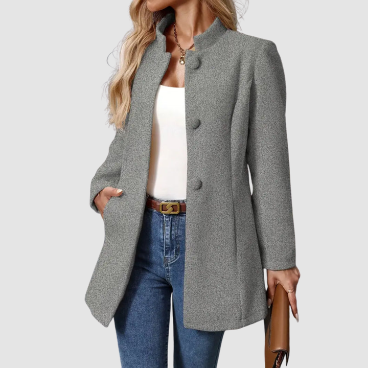 Olivia Button Front Jacket