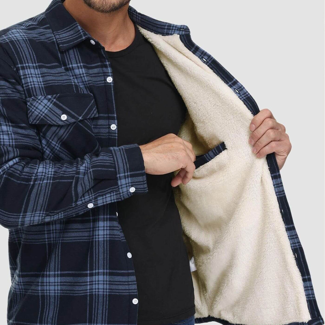 Blaine Plaid Shirt Jacket