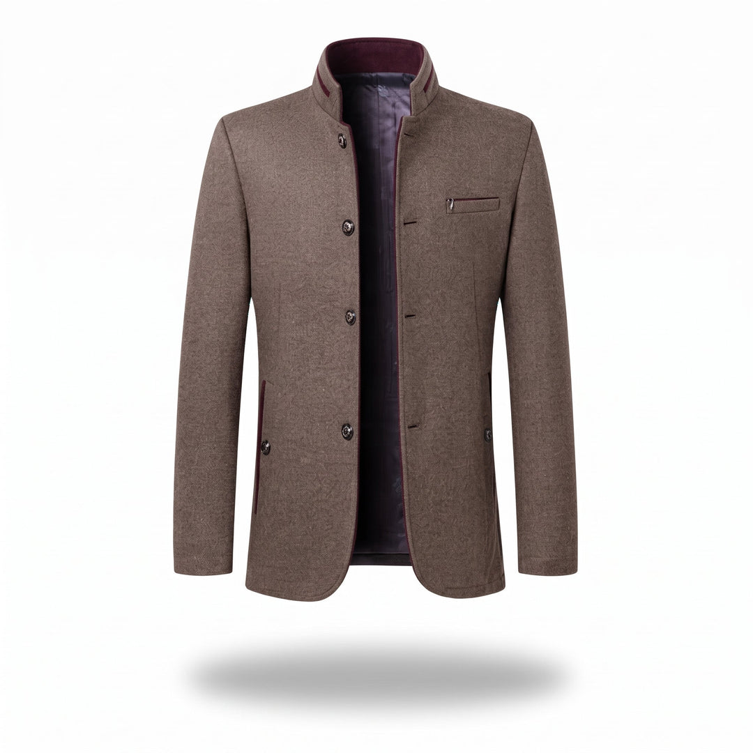 Trevor Mandarin Collar Blazer