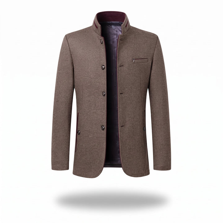 Trevor Mandarin Collar Blazer