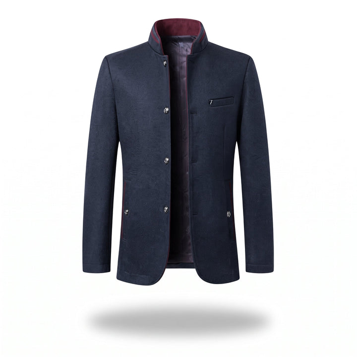 Trevor Mandarin Collar Blazer