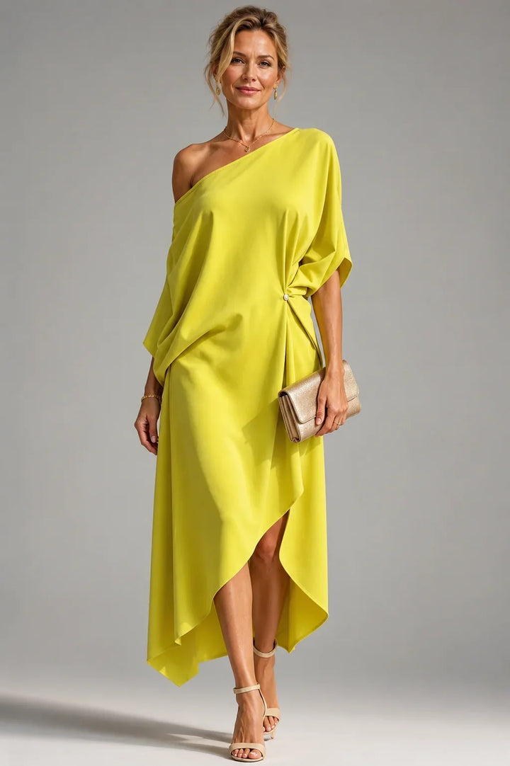 Lauren Draped Midi Dress