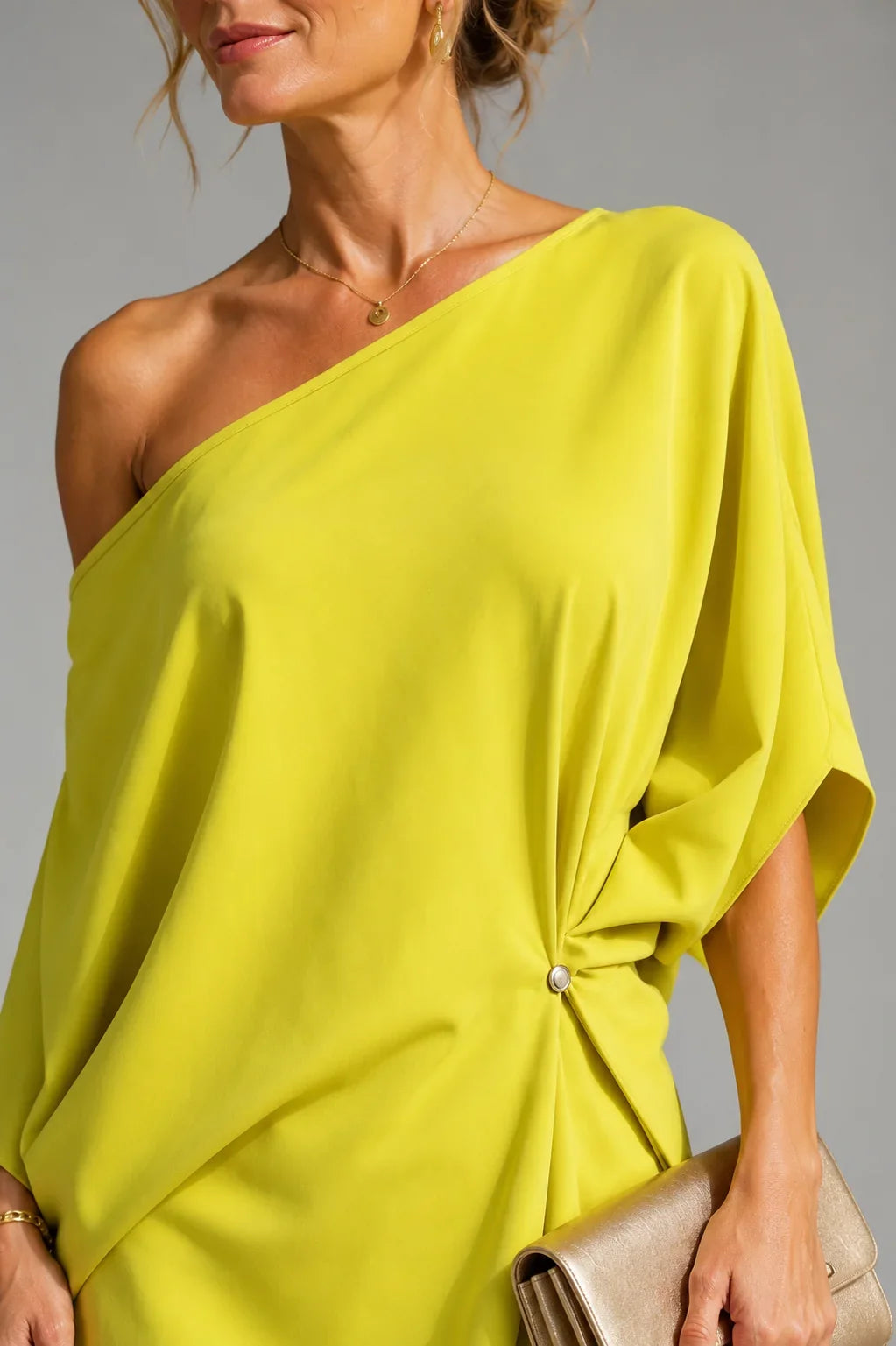 Lauren Draped Midi Dress