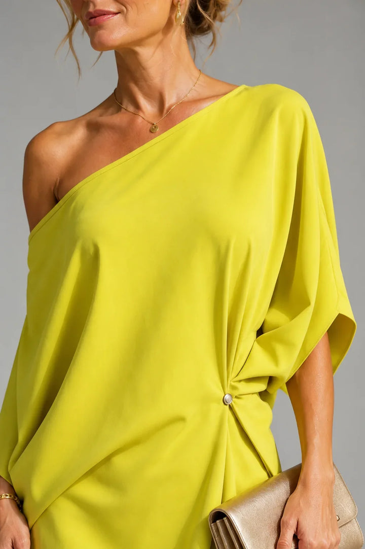 Lauren Draped Midi Dress