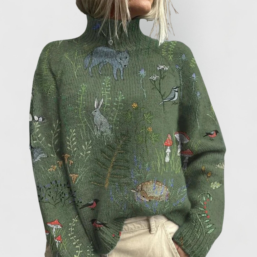 Freya Printed Sweater