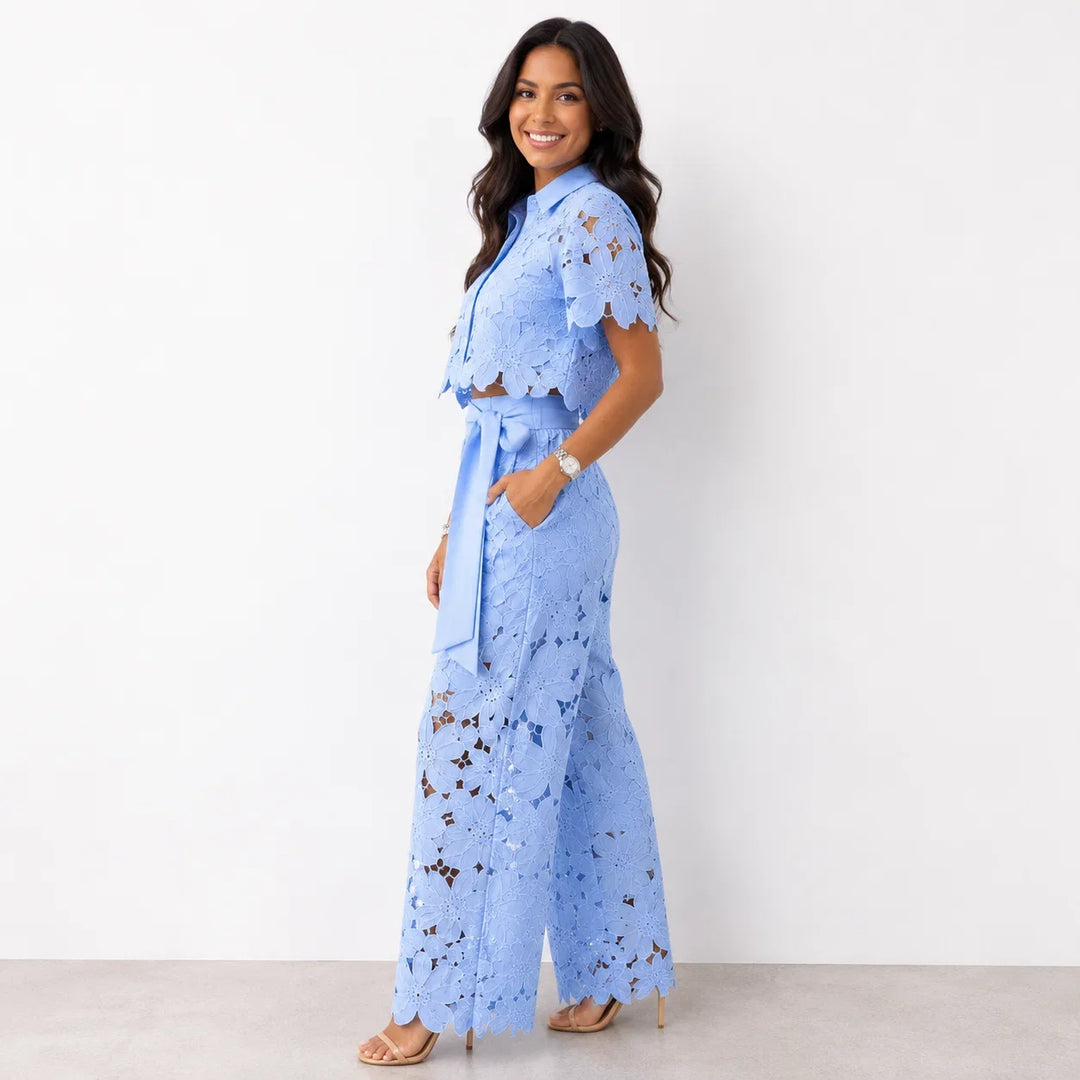 Madeline Lace Two-Piece Set