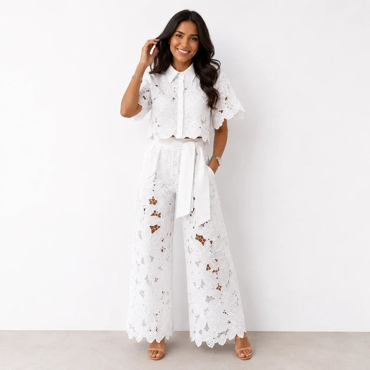 Madeline Lace Two-Piece Set