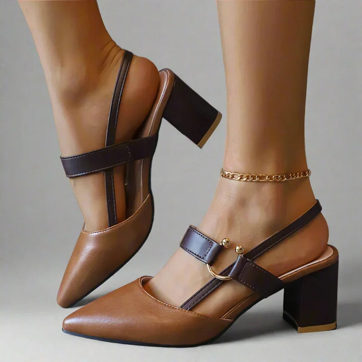 Claudia Block Heel Pumps