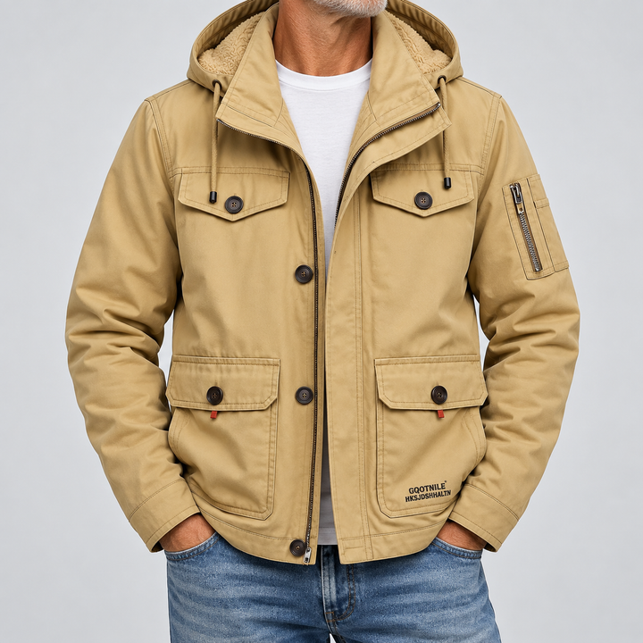 Malcolm Hooded Utility Jacket