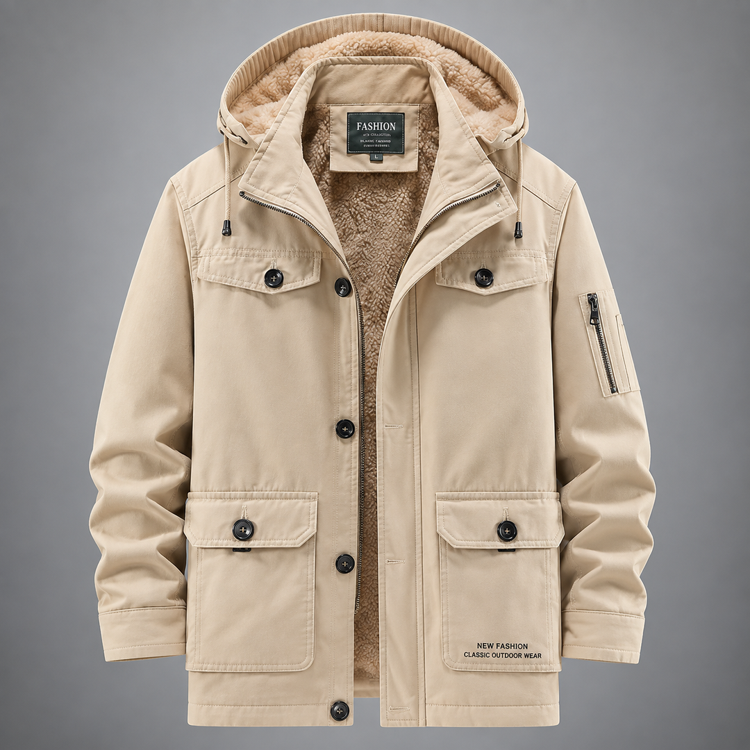Malcolm Hooded Utility Jacket