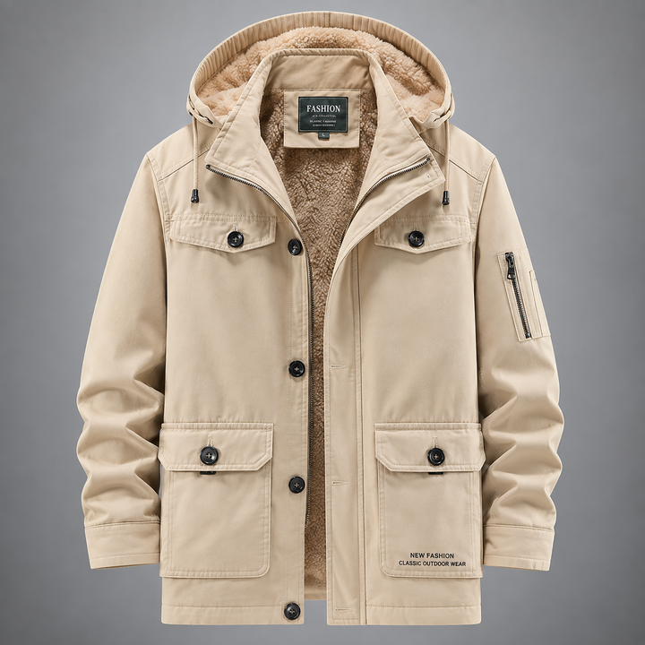 Malcolm Hooded Utility Jacket