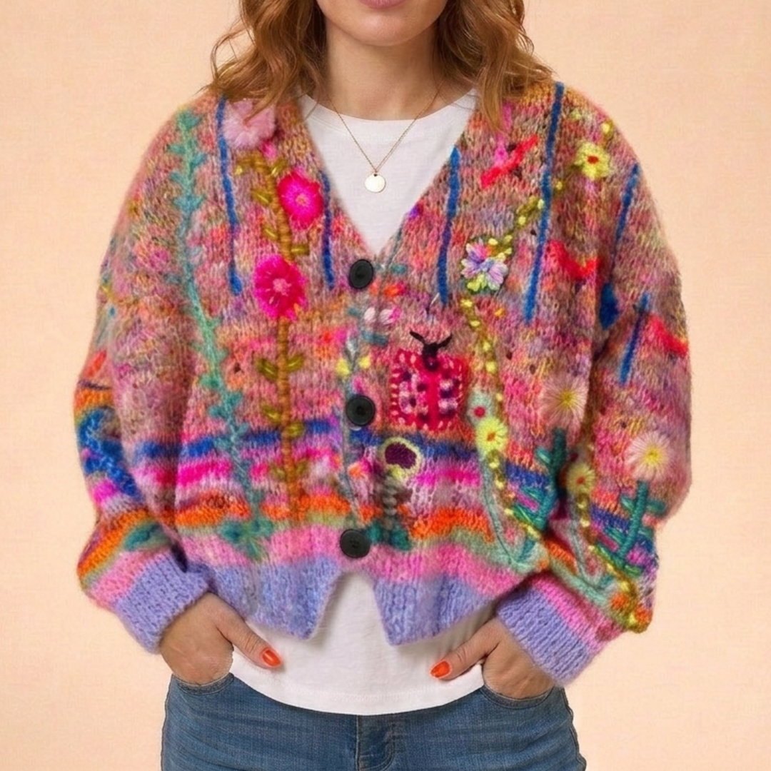 Sylvia Floral Cardigan