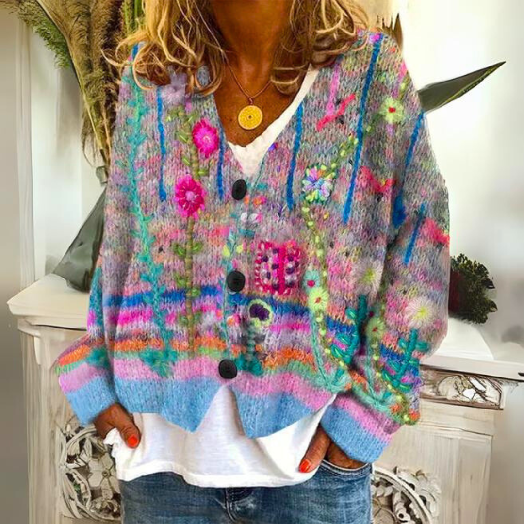 Sylvia Floral Cardigan