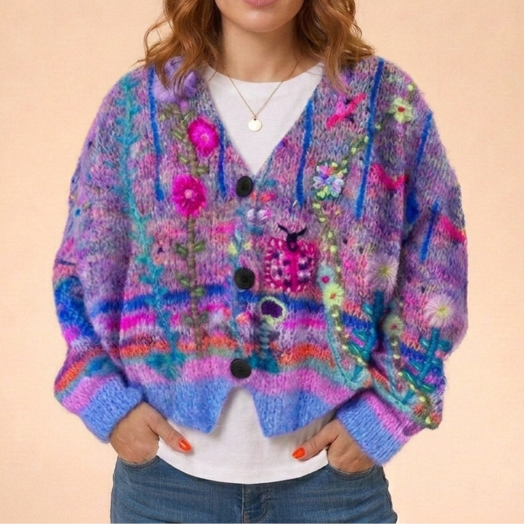 Sylvia Floral Cardigan