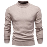 Khaki mid-neck