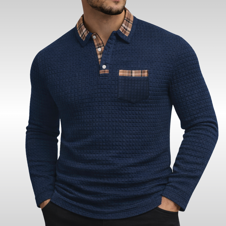 Leland Textured Polo Shirt