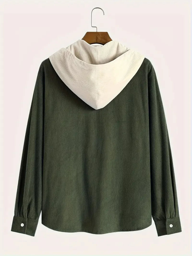 Xander Hooded Shirt Jacket