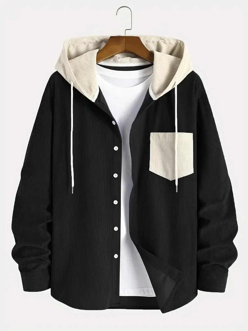 Xander Hooded Shirt Jacket
