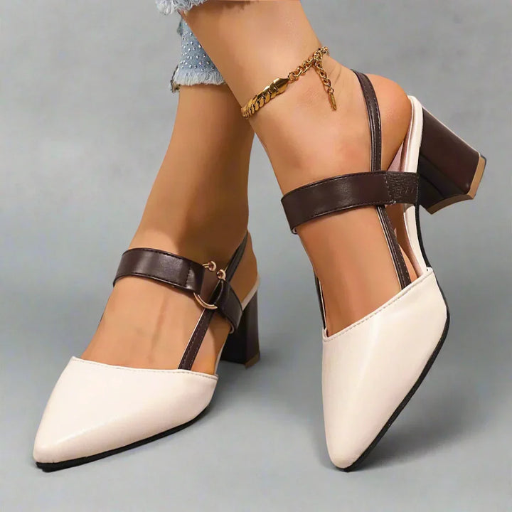 Claudia Block Heel Pumps
