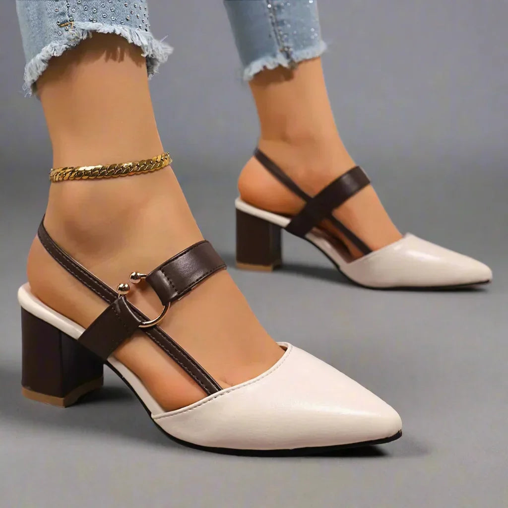 Claudia Block Heel Pumps