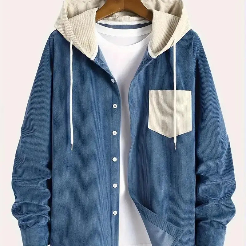 Xander Hooded Shirt Jacket