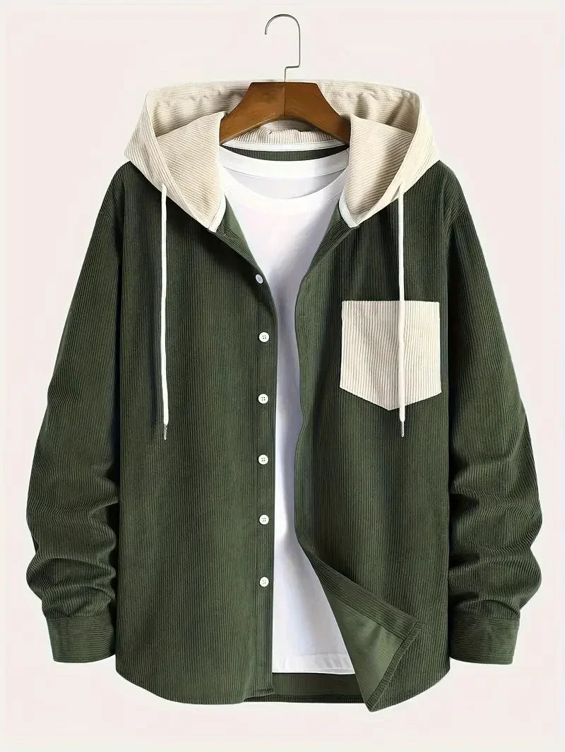 Xander Hooded Shirt Jacket