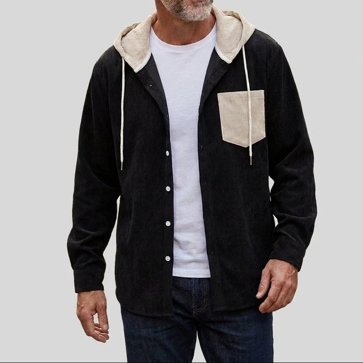 Xander Hooded Shirt Jacket