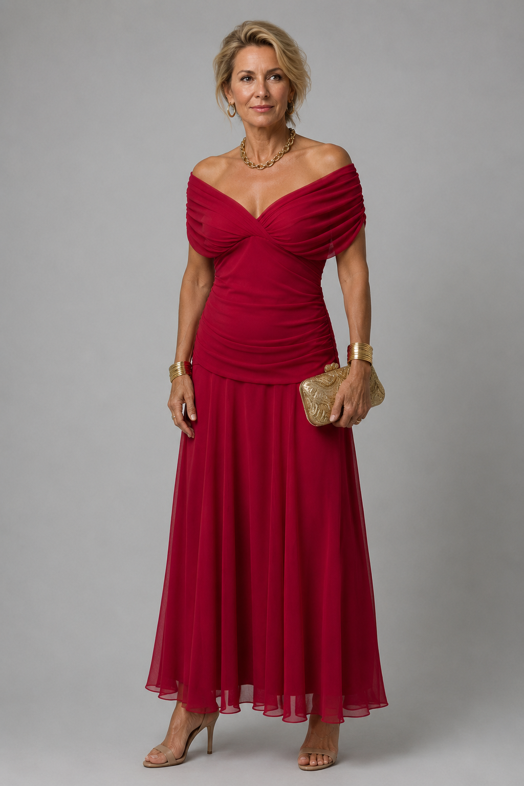 Diana Printed Midi Dress